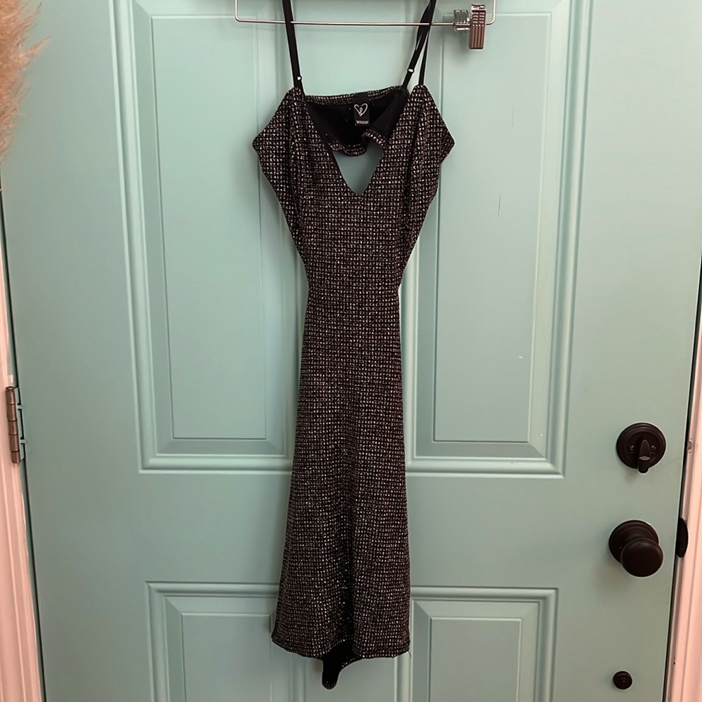 Black Mini Cutout Dress XS
